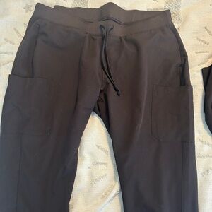 Mandala black scrub pants